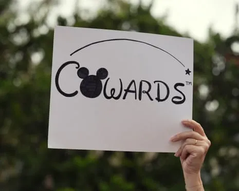 Numerous Protest Near Disney HQ Concerning ‘Anti-Free Speech’ Jimmy Kimmel Suspension